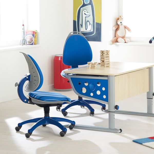 BERRI, dětská židle, modrá