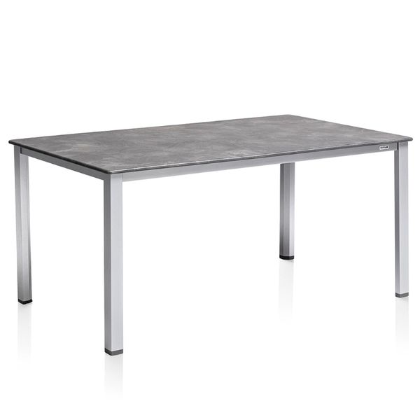 KETTALIT, stůl 160 x 90 cm, stříbrná