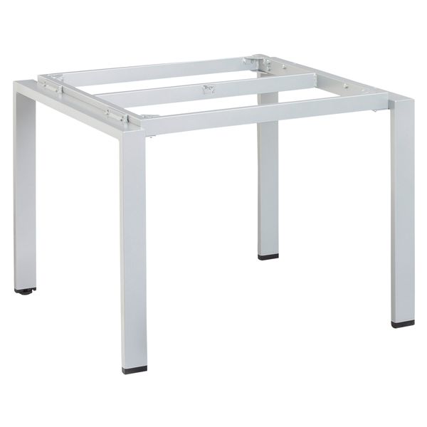 Konstrukce stolu 95 x 95 cm, stříbrná