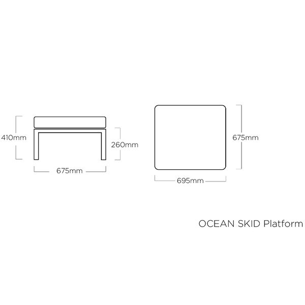 KETTLER OCEAN SKID Platform modular brisa