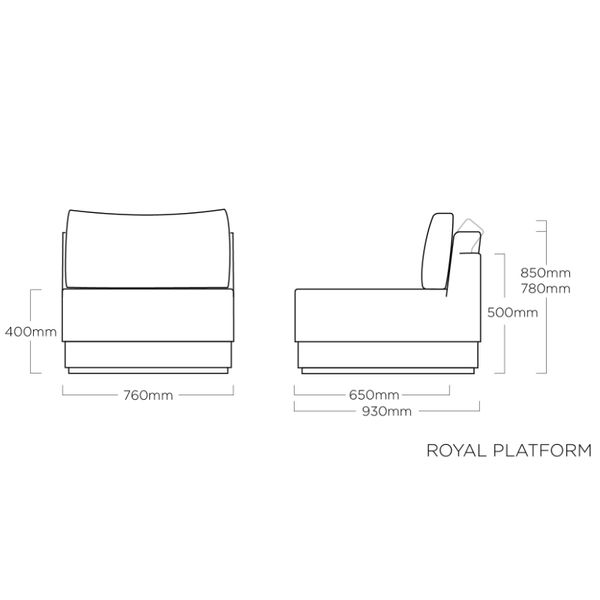 KETTLER ROYAL Platform modular, díl střední