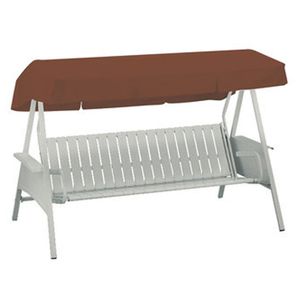 Střecha na houpačku, tmavě hnědá