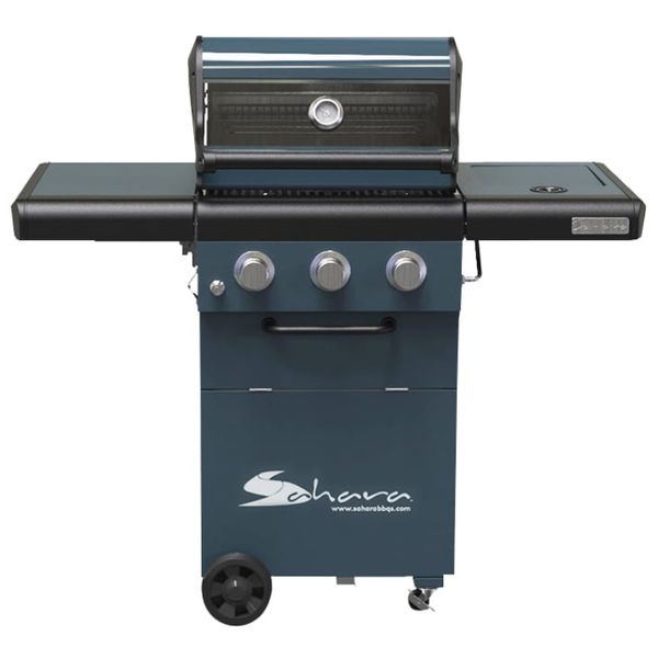 SAHARA X350 3 Burner BBQ Smokey Teal
