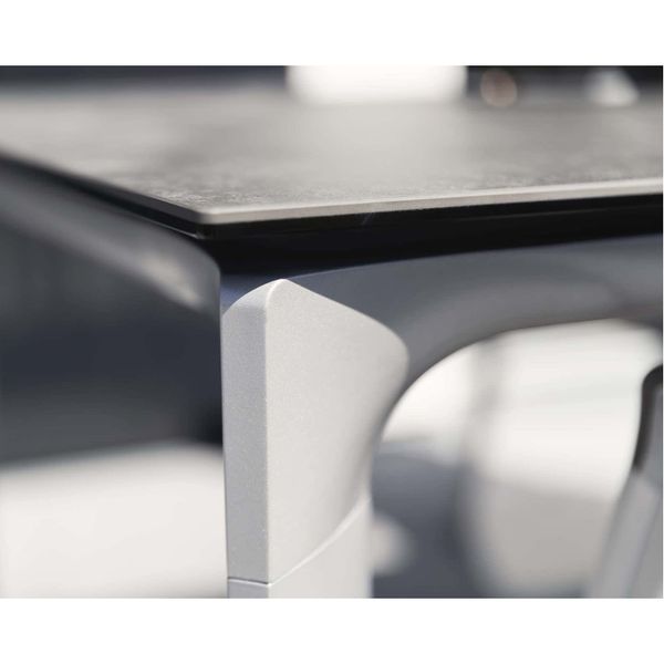 Konstrukce stolu KETTLER DIAMOND 220 x 95 cm, stříbrná