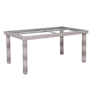 Konstrukce stolu výplet 160 x 95 cm, písková