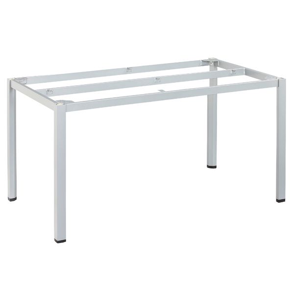 Konstrukce stolu CUBIC 140 x 70, stříbrná