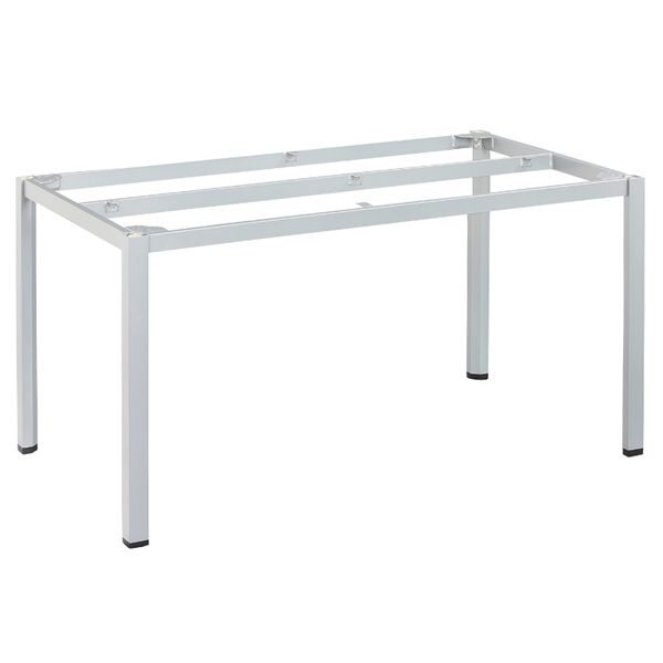 Konstrukce stolu CUBIC 140 x 70, stříbrná