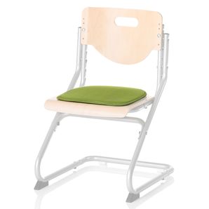 Poduška na židli CHAIR PLUS, zelená - černá