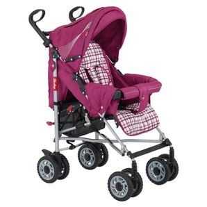 CITY BUGGY de LUXE, dětský skládací kočárek HERLAG červená