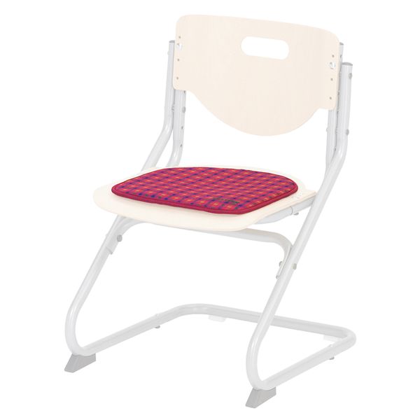 Poduška na&nbsp;židli CHAIR PLUS, růžová - karo
