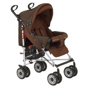 CITY BUGGY de LUXE, dětský skládací kočárek HERLAG hnědá