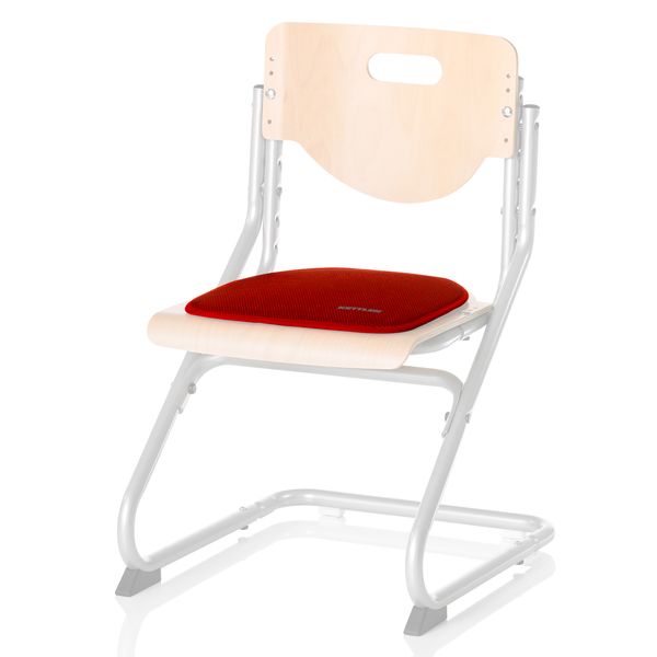 Poduška na&nbsp;židli CHAIR PLUS, červená - černá