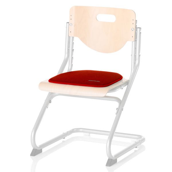 Poduška na&nbsp;židli CHAIR PLUS, červená - černá