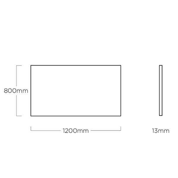 Deska stolu KETTLER TUBE HPL 120 x 80 cm